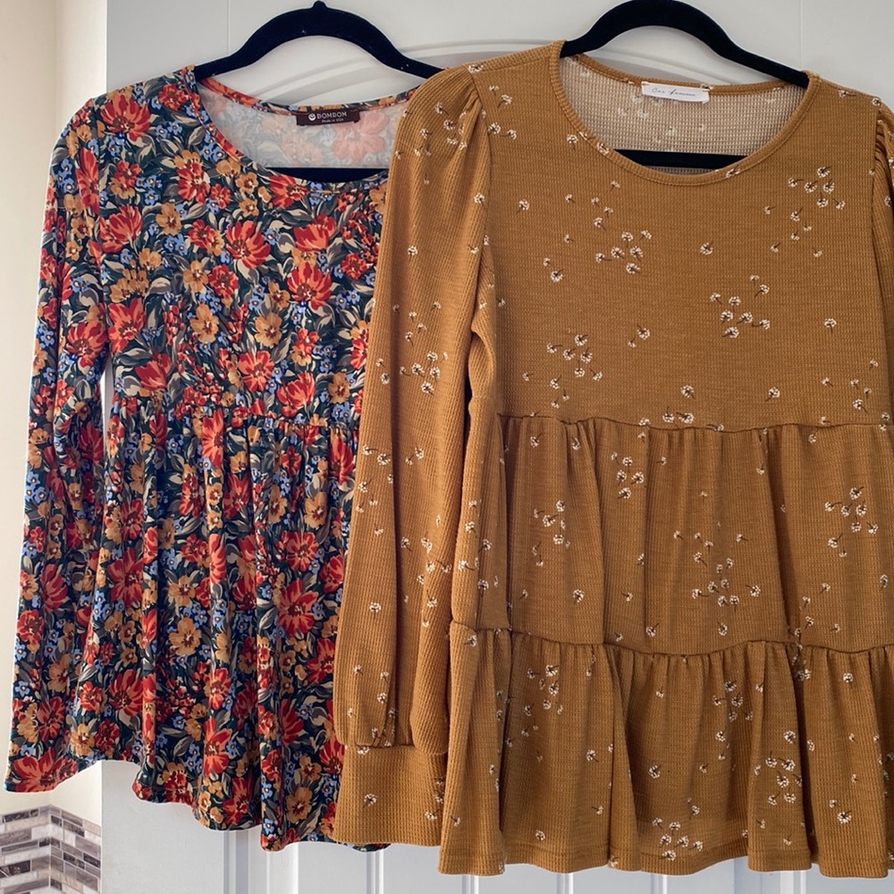 Fall color boutique tops